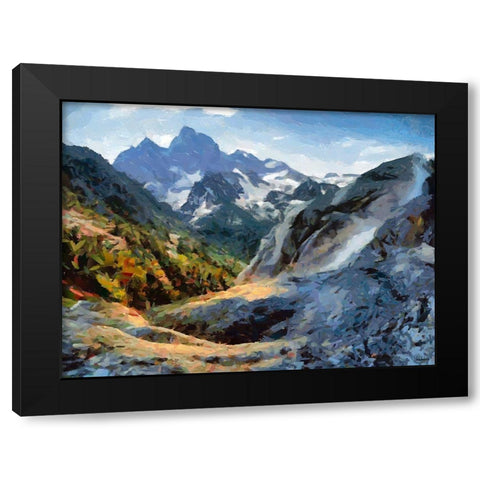 Great National Parks XVI Black Modern Wood Framed Art Print with Double Matting by Medeiros, Celito