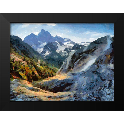 Great National Parks XVI Black Modern Wood Framed Art Print by Medeiros, Celito