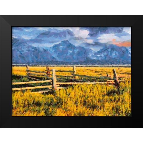 Great National Parks XVII Black Modern Wood Framed Art Print by Medeiros, Celito
