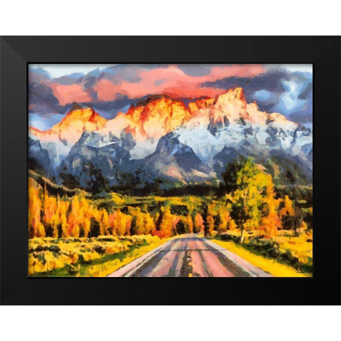 Great National Parks XVIII Black Modern Wood Framed Art Print by Medeiros, Celito