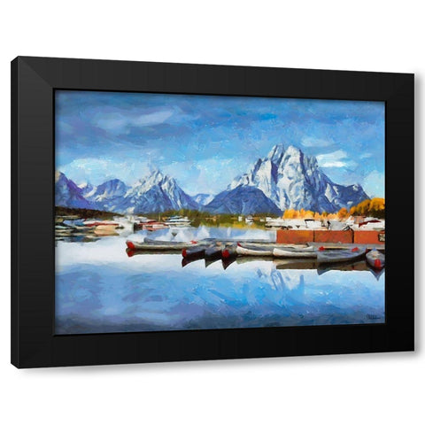 Great National Parks XX Black Modern Wood Framed Art Print by Medeiros, Celito