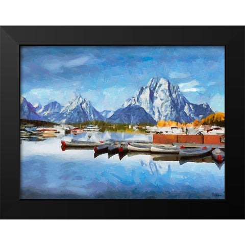 Great National Parks XX Black Modern Wood Framed Art Print by Medeiros, Celito