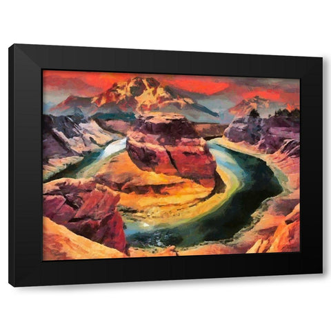 Great National Parks XXI Black Modern Wood Framed Art Print with Double Matting by Medeiros, Celito