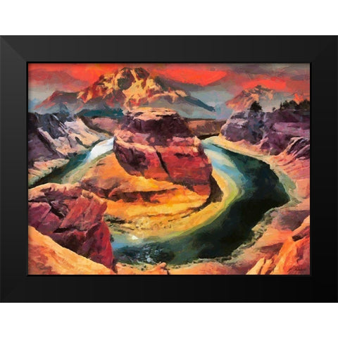 Great National Parks XXI Black Modern Wood Framed Art Print by Medeiros, Celito