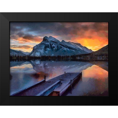Great National Parks XXIV Black Modern Wood Framed Art Print by Medeiros, Celito