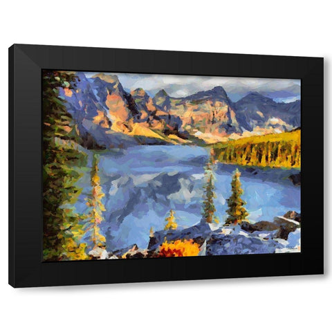 Great National Parks XXV Black Modern Wood Framed Art Print by Medeiros, Celito