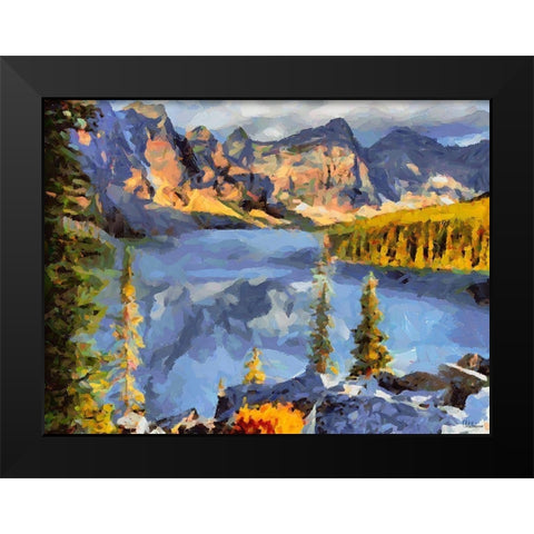 Great National Parks XXV Black Modern Wood Framed Art Print by Medeiros, Celito