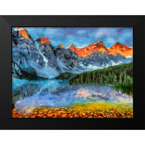 Great National Parks XXVI Black Modern Wood Framed Art Print by Medeiros, Celito