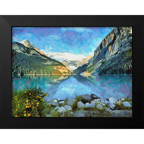 Great National Parks XXVII Black Modern Wood Framed Art Print by Medeiros, Celito