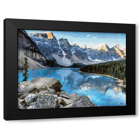 Great National Parks XXVIII Black Modern Wood Framed Art Print by Medeiros, Celito