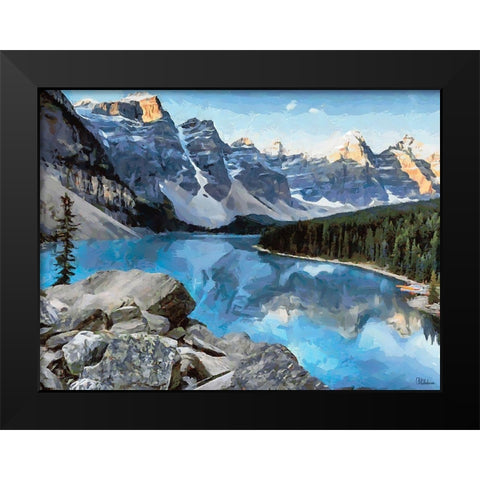 Great National Parks XXVIII Black Modern Wood Framed Art Print by Medeiros, Celito
