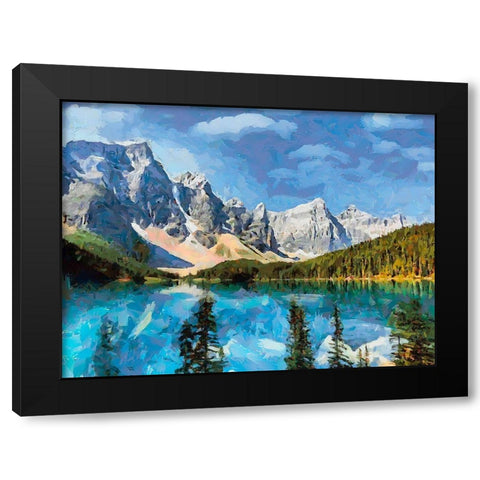 Great National Parks XXIX Black Modern Wood Framed Art Print by Medeiros, Celito