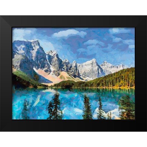 Great National Parks XXIX Black Modern Wood Framed Art Print by Medeiros, Celito