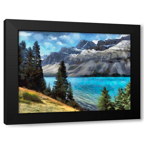 Great National Parks XXX Black Modern Wood Framed Art Print by Medeiros, Celito