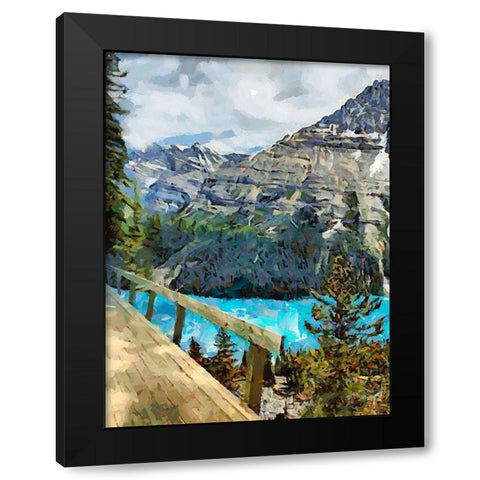 Great National Parks XXXI Black Modern Wood Framed Art Print with Double Matting by Medeiros, Celito