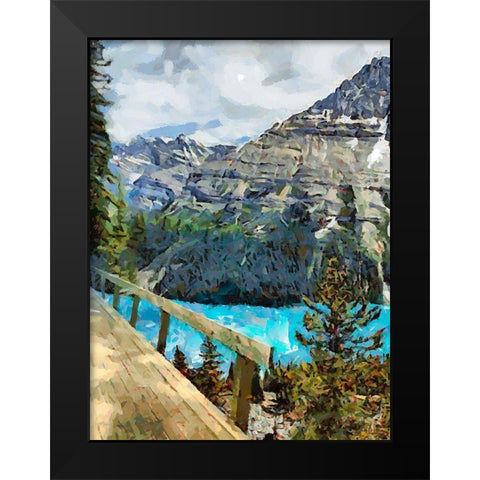Great National Parks XXXI Black Modern Wood Framed Art Print by Medeiros, Celito