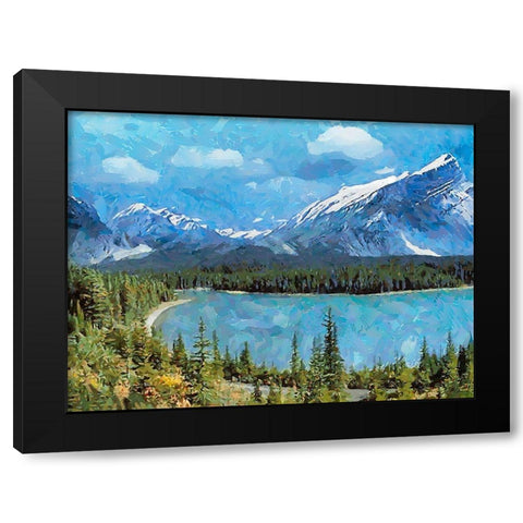 Great National Parks XXXII Black Modern Wood Framed Art Print by Medeiros, Celito