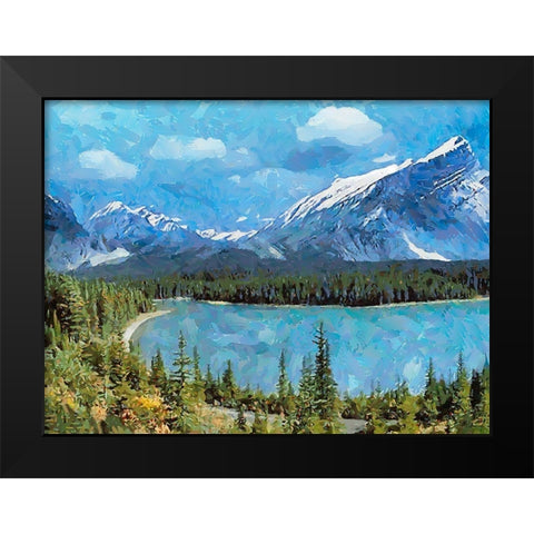 Great National Parks XXXII Black Modern Wood Framed Art Print by Medeiros, Celito