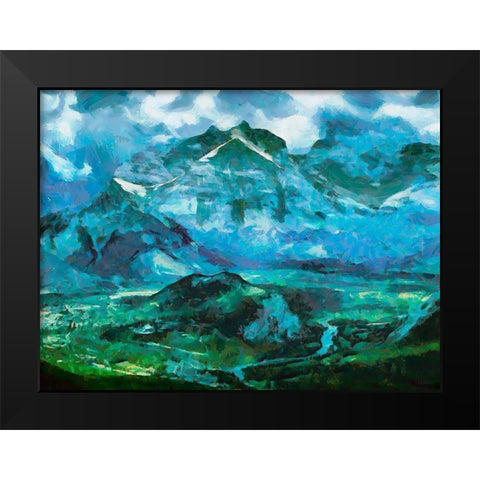 Great National Parks XXXIII Black Modern Wood Framed Art Print by Medeiros, Celito