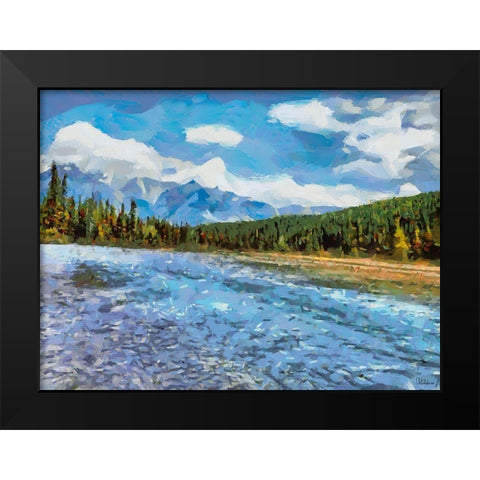 Great National Parks XXXIV Black Modern Wood Framed Art Print by Medeiros, Celito