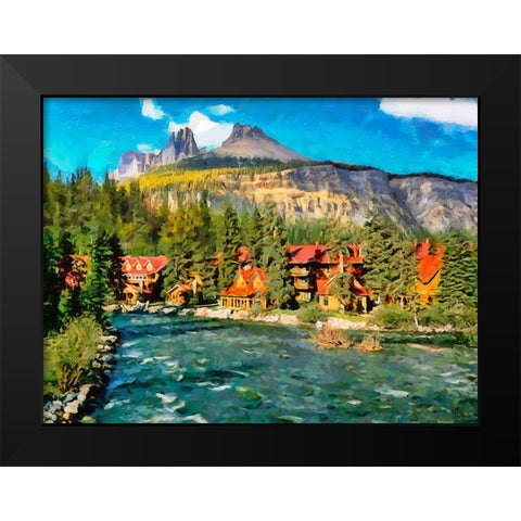 Great National Parks XXXV Black Modern Wood Framed Art Print by Medeiros, Celito