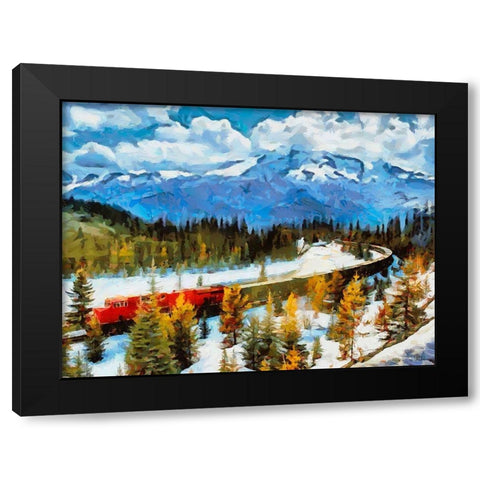Great National Parks XXXVIII Black Modern Wood Framed Art Print by Medeiros, Celito