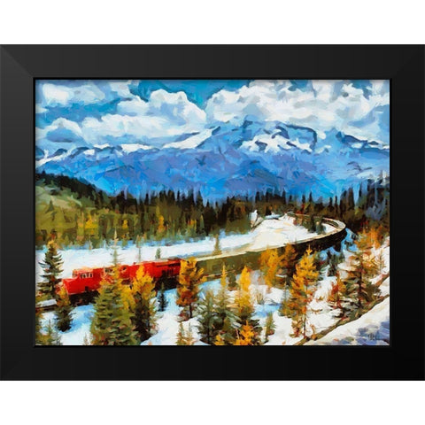 Great National Parks XXXVIII Black Modern Wood Framed Art Print by Medeiros, Celito