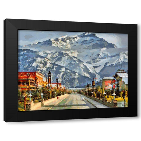 Great National Parks XLI Black Modern Wood Framed Art Print by Medeiros, Celito