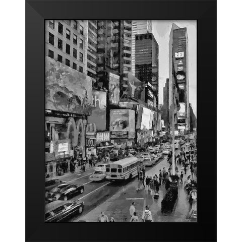 My lovely New York XI Black Modern Wood Framed Art Print by Medeiros, Celito