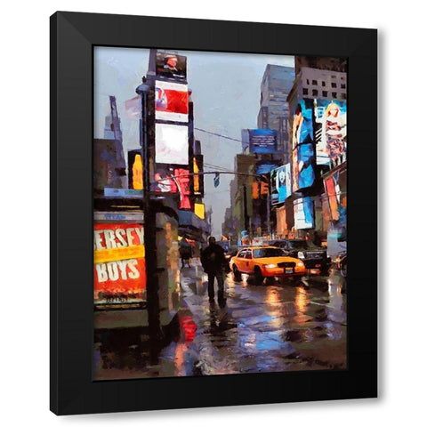 My lovely New York XII Black Modern Wood Framed Art Print by Medeiros, Celito