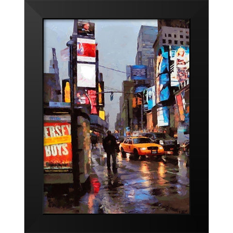 My lovely New York XII Black Modern Wood Framed Art Print by Medeiros, Celito