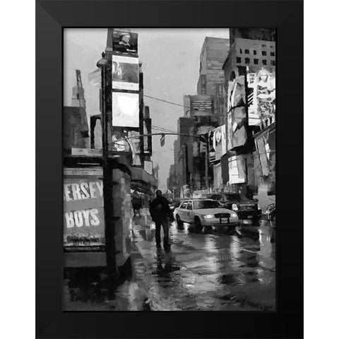 My lovely New York XII Black Modern Wood Framed Art Print by Medeiros, Celito