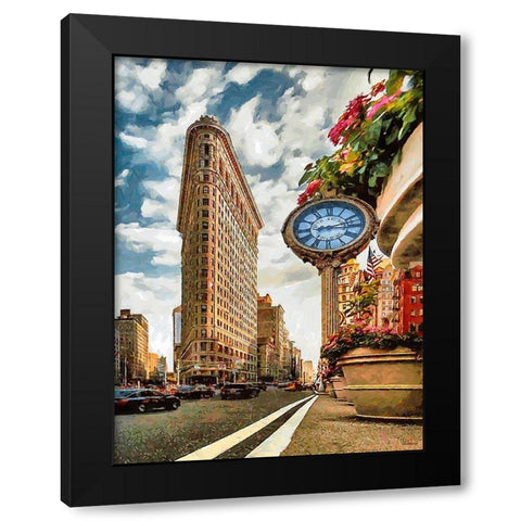 My lovely New York XVI Black Modern Wood Framed Art Print by Medeiros, Celito