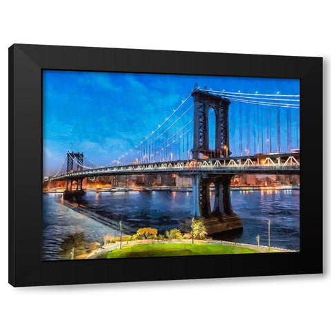 My lovely New York XXVII Black Modern Wood Framed Art Print by Medeiros, Celito