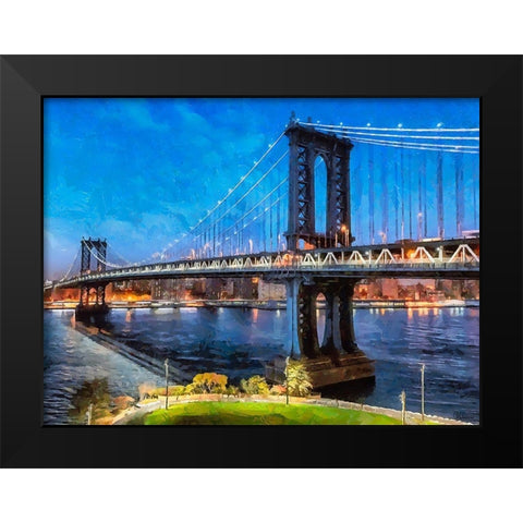 My lovely New York XXVII Black Modern Wood Framed Art Print by Medeiros, Celito