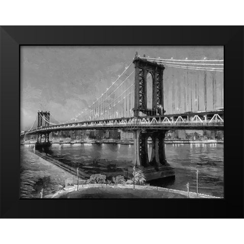 My lovely New York XXVII Black Modern Wood Framed Art Print by Medeiros, Celito