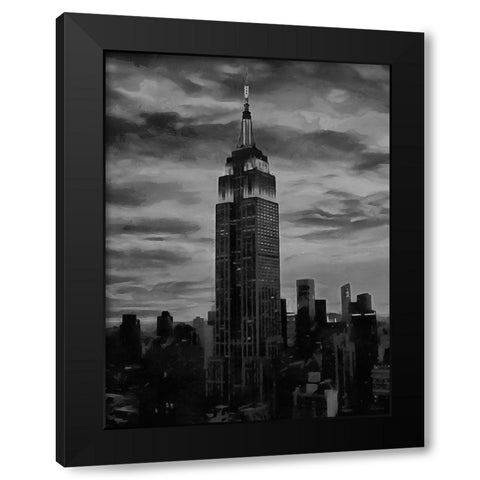 My lovely New York XXXI Black Modern Wood Framed Art Print by Medeiros, Celito
