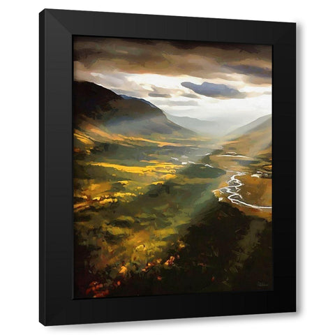 Beautiful Sunrise - Diptych A Black Modern Wood Framed Art Print by Medeiros, Celito