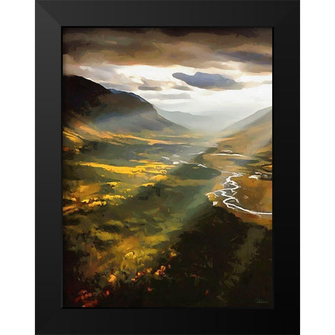 Beautiful Sunrise - Diptych A Black Modern Wood Framed Art Print by Medeiros, Celito