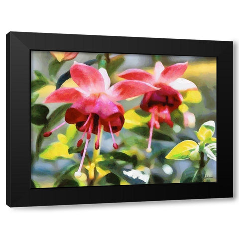 Orchids XXXIV Black Modern Wood Framed Art Print by Medeiros, Celito