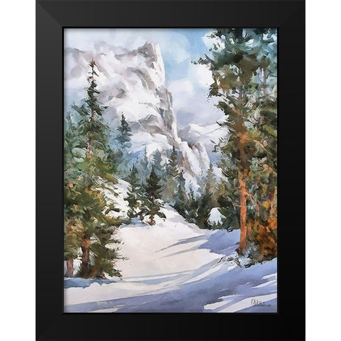 Sunny Day in Winter III Black Modern Wood Framed Art Print by Medeiros, Celito