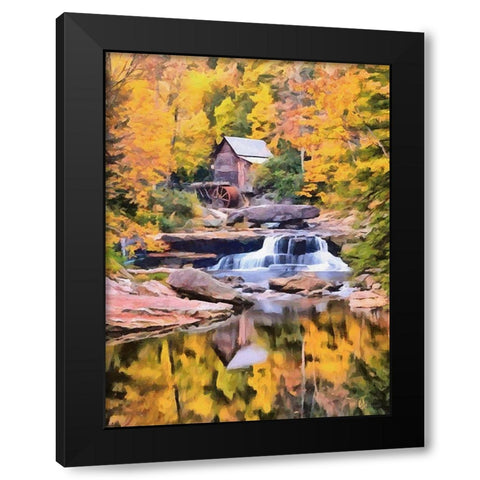 Mill Collection IV Black Modern Wood Framed Art Print by Medeiros, Celito