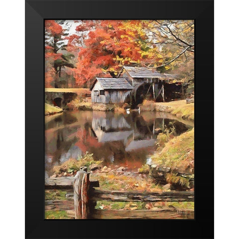 Mill Collection V Black Modern Wood Framed Art Print by Medeiros, Celito