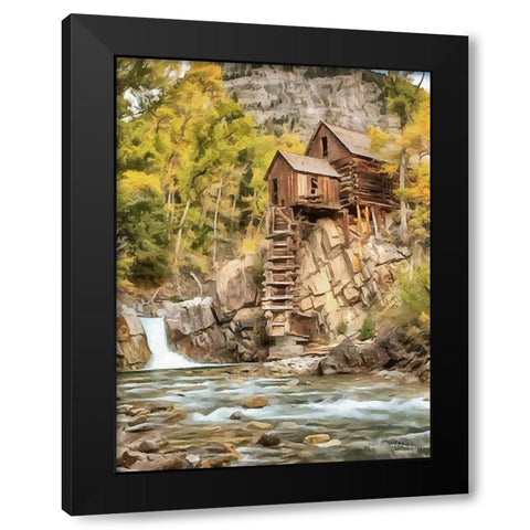 Mill Collection VIII Black Modern Wood Framed Art Print by Medeiros, Celito
