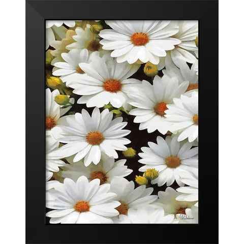 I like Flowers XI Black Modern Wood Framed Art Print by Medeiros, Celito