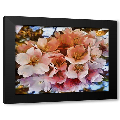 I like Flowers XV Black Modern Wood Framed Art Print by Medeiros, Celito