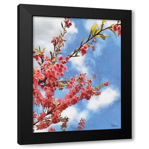 I like Flowers XXVIII Black Modern Wood Framed Art Print with Double Matting by Medeiros, Celito