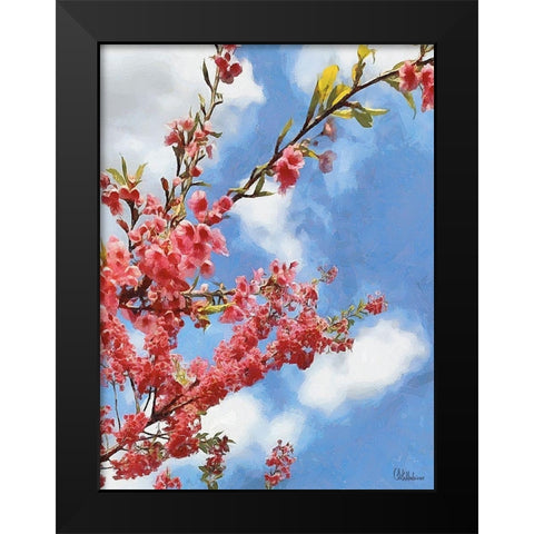 I like Flowers XXVIII Black Modern Wood Framed Art Print by Medeiros, Celito