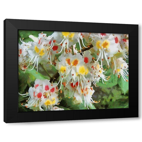 I like Flowers XXXIII Black Modern Wood Framed Art Print with Double Matting by Medeiros, Celito