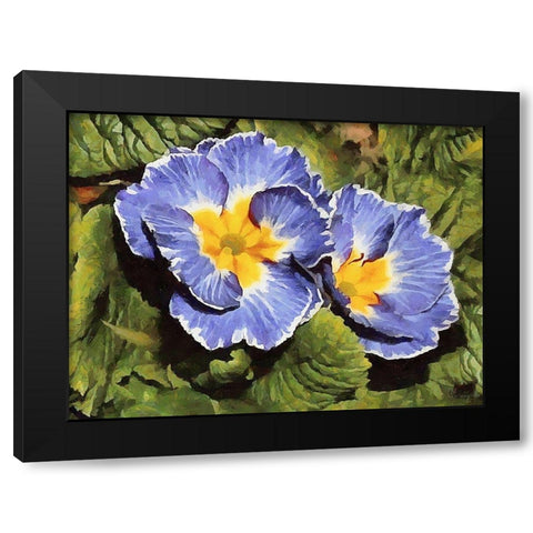I like Flowers XXXIV Black Modern Wood Framed Art Print by Medeiros, Celito